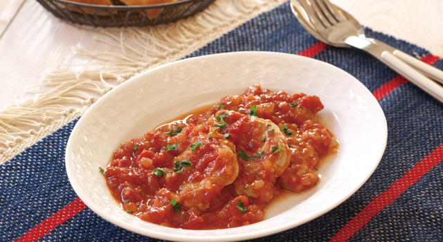 【T’sレシピ】豚肉のトマト煮