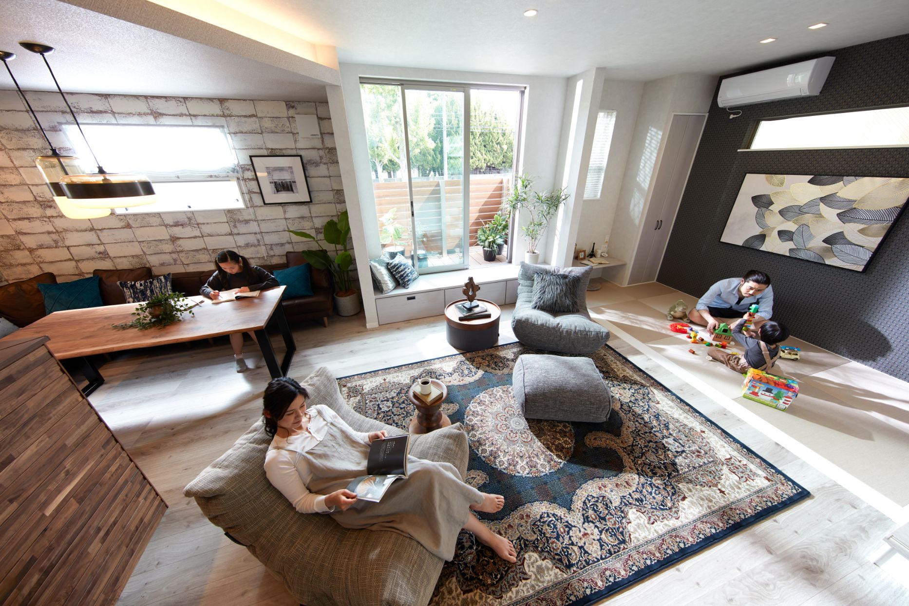 ソファなしリビングへ 憧れのマイホーム 住友林業のおうち ソファなしリビング リビング インテリア ソファーなし リビング