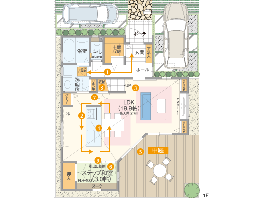 パパの隠れ家のある家 高橋開発